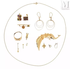 Lot de bijoux et débris--img1