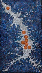 Gabriella Possum Nungurrayi (1967 - )-Seven Sisters Dreaming-img1