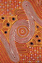 Narpula Scobie Napurrula (c. 1950 - )-Women's Body Paint, 2010-img1