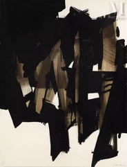 Pierre SOULAGES (né en 1919)-Lithographie n°15, 1964-img1
