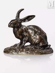 Pierre-Jules MENE (1810 - 1879)-Lièvre-img1