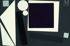 Günter FRÜHTRUNK  (1923-1983)-Ubergang zur Selbst Bewegung (transition vers l'auto-mouvement), 1957-img1