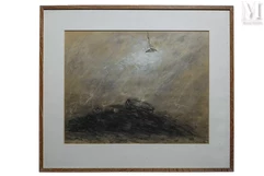 Michel POTAGE (né en 1949)-Sans titre, 1989-img1