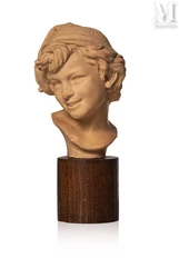 D'après Jean-Baptiste CARPEAUX (1827-1875)-Buste d'enfant rieur napolitain-img1