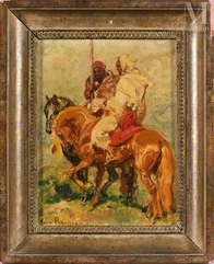 Henri ROUSSEAU (Le Caire 1875 - Aix en Provence 1933)-Deux sentinelles-img1