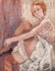 Joachim WEINGART (Drohobytch 1895- Auschwitz 1942)-Danseuse de French cancan-img1