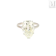 Bague diamant poire--img1