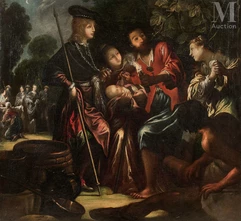 Claude VIGNON (Tours 1593 – Paris 1670)-La découverte d’Œdipe-img1