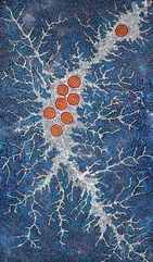 Gabriella Possum Nungurrayi (1967 - )-Seven Sisters Dreaming, 2021-img1