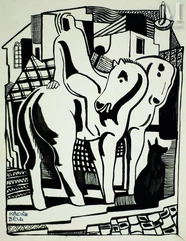 Bela KADAR (Budapest 1877-1955)-Acrobate-img1