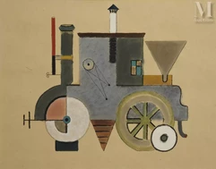 Henri NOUVEAU (Brasov-Kronstadt 1901 - Paris 1959)-Rouleau compresseur pacifiste-img1