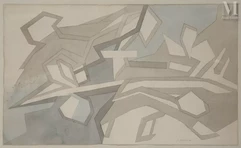 André BEAUDIN (Mennecy 1895 - Paris 1979)-Composition, branches mélées-img1