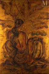 LE THY (1919-1961)-Femme à la toilette-img1