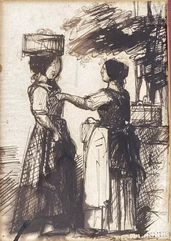 Jean-Jacques HENNER (1829-1905)-Les deux femmes-img1