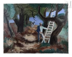 Gérard COCHET (1888-1969)-La cueillette-img1