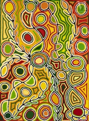 Judy Watson Napangardi (c. 1925/30 - 2016)-Sans titre, 2014-img1