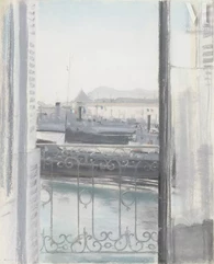 Dimitri BOUCHENE (St.Tropez 1893 – Paris 1993)-Vue sur le port de Toulon-img1
