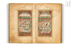Muhammad b. Sulayman Al-Jazuli (mort en 1465)-Dalâïl al-Khayrat - Livre de prières. Turquie ottomane, vers 1850-img1