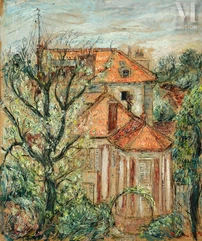 Samson FLEXOR (Soroca 1907- Sao Paulo 1971)-Paysage de Fontenay aux roses-img1