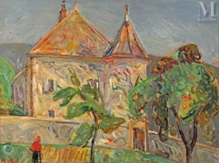 Maurice BLOND (Lodz 1899 - Clamart 1974)-Paysage-img1