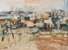 Albert LAUZERO (1909-2006)-Paysage-img1