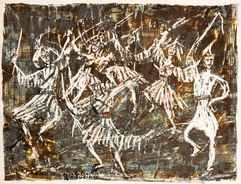 Magdalena RADULESCU (Râmnicu Vâlcea 1902 – Paris 1983)-La danse des derviches tourneurs-img1