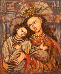 Magdalena RADULESCU (Râmnicu Vâlcea 1902 – Paris 1983)-Maternité-img1