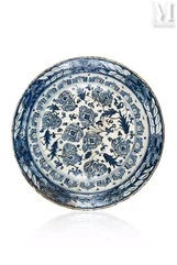 Grand plat tabak d’Iznik-Turquie ottomane, vers 1590-img1