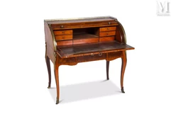 Secrétaire à cylindre-Epoque Louis XV-img1