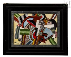 Georges TERZIAN (Marseille 1939)-Cache toi (composition 77)-img1