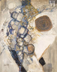 Anita DE CARO (New -York 1909 - Paris 1998)-Ce beau monde-img1