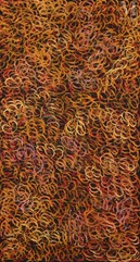 Gracie Morton Ngale Pwerle (c. 1956 - )-Bush Plum, 2018-img1