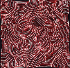 Marcia (Marcie) Turner Pula Petyarre (1973 - )-Bodypaint, 2009-img1