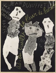 Jean DUBUFFET (1901-1985)-As-tu cueilli la fleur de barbe, 1960-img1