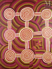 Henry Dixon Petyarre (1954 - )-Mens Dreaming-img1