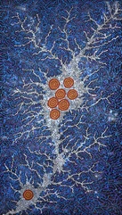 Gabriella Possum Nungurrayi (1967 - )-Seven Sisters Dreaming, 2021-img1