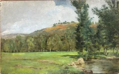 Attribué à Paul Camille GUIGOU (1834-1871)-Paysage-img1