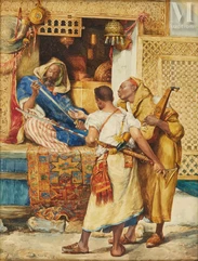 Aleksandra SCEKOTIKHINA-POTOCKAJA (1892-1967)-Marché oriental, 1920-img1