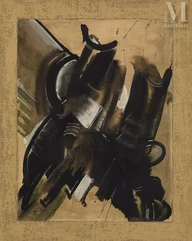 Gianni BERTINI (1922-2010)-Le dîner de Tantale, 1958-img1