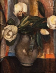 Marie SPERLING (Lodz 1898 - 1995)-Bouquet dans un vase-img1