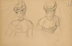 Stanislas ELESZKIEWICZ (Czutowe 1900 - Paris 1963)-Études de femme-img1