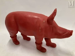 William SWEETLOVE (né en 1949)-Cloned Pig-img1