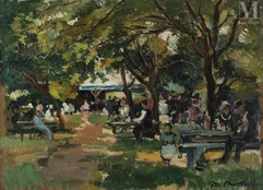 Marcel PARTURIER (1901-1976)-Ferme de Saint Siméon, Honfleur-img1