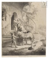 REMBRANDT VAN RIJN (1606-1669)-Le bon Samaritain-img1