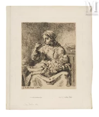 Jean-François MILLET (1814-1875)-La Bouillie-img1