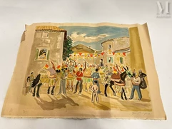 Lithographie-Yves Brayer-img1