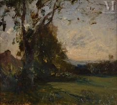 François Auguste RAVIER (Lyon 1814 - Morestel 1895)-Paysage-img1