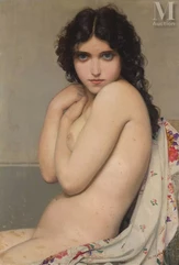 Jean DESPUJOLS (Salles 1886-Schreveport 1965)-Portrait de jeune femme-img1