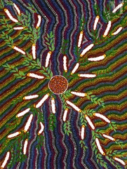 Lucky Morton Kngwarreye (c. 1950 - )-Sans titre-img1
