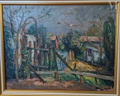 André PLANSON La Ferté sous Jouarre 1898-1981)-Jardin-img1